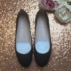 Calvin Klein Black Kosi Flats Leather, 11M